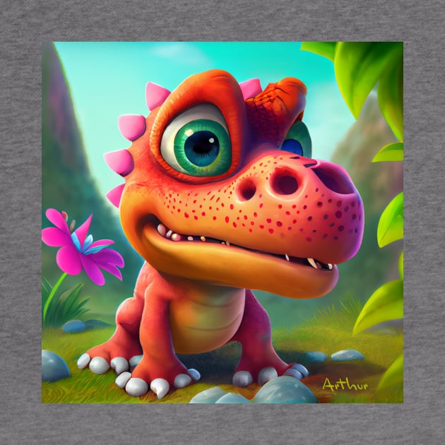 Baby Dinosaur Dino Bambino - Arthur by KOTOdesign